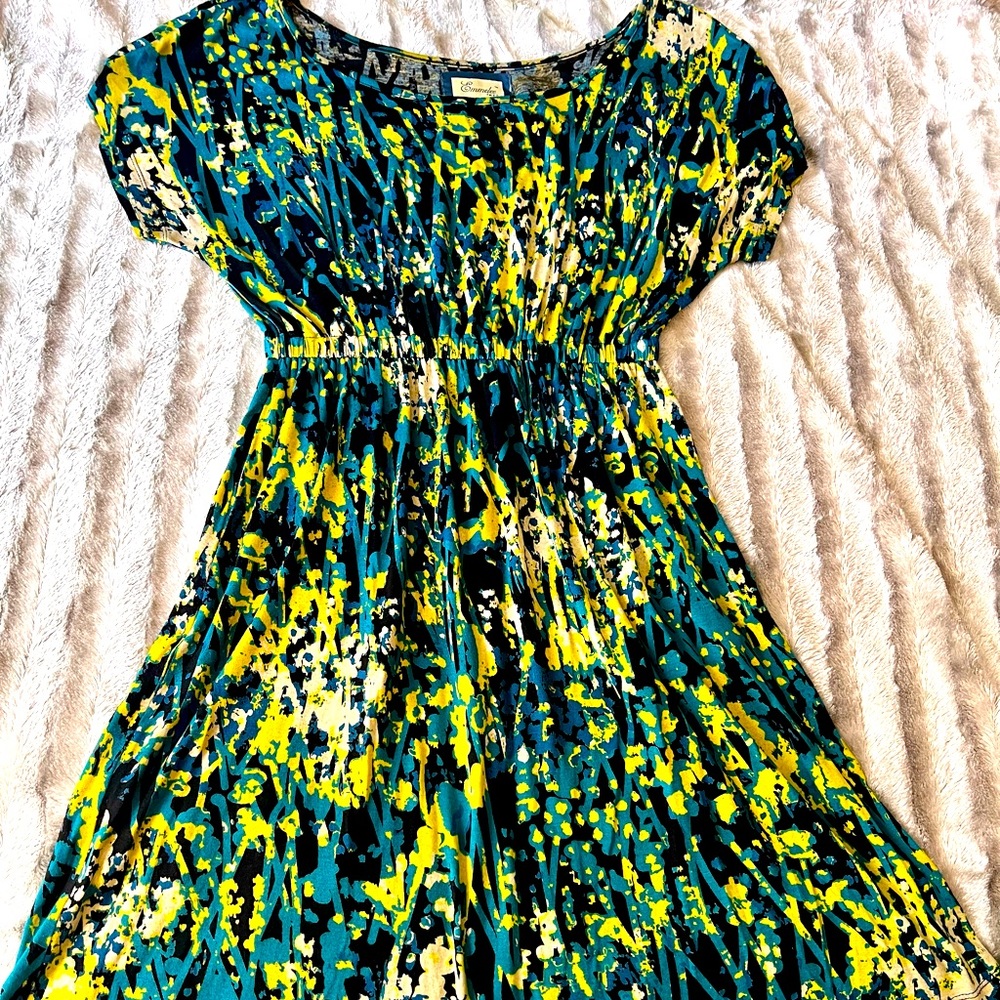 Emmelee for FC Cotton Patterned Dress with Pockets, size S/M